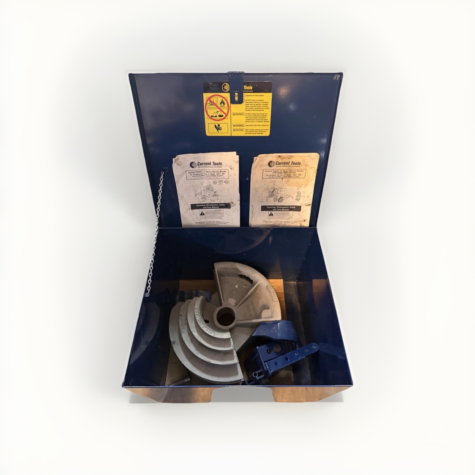 Current Tools 77SR Elect Conduit Bender 1/2”-2” w/ 700SR Rigid Shoe Group & Box
