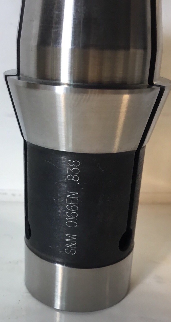 Southwick & Meister Extended Nose Steel Collet 0166EN .836