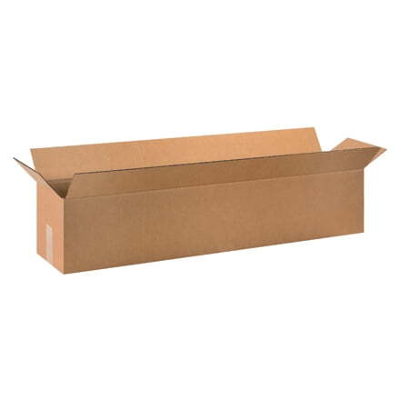 40 x 6 x 6″ Long Corrugated Boxes, ECT-32 Brown Shipping/Moving Boxes 25/Bundle