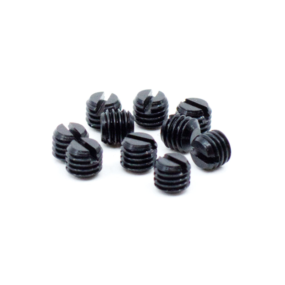 #6-48 x 1/8″ Slotted Black Oxide Fine Thread Gun Plug Screws (10 pcs.)