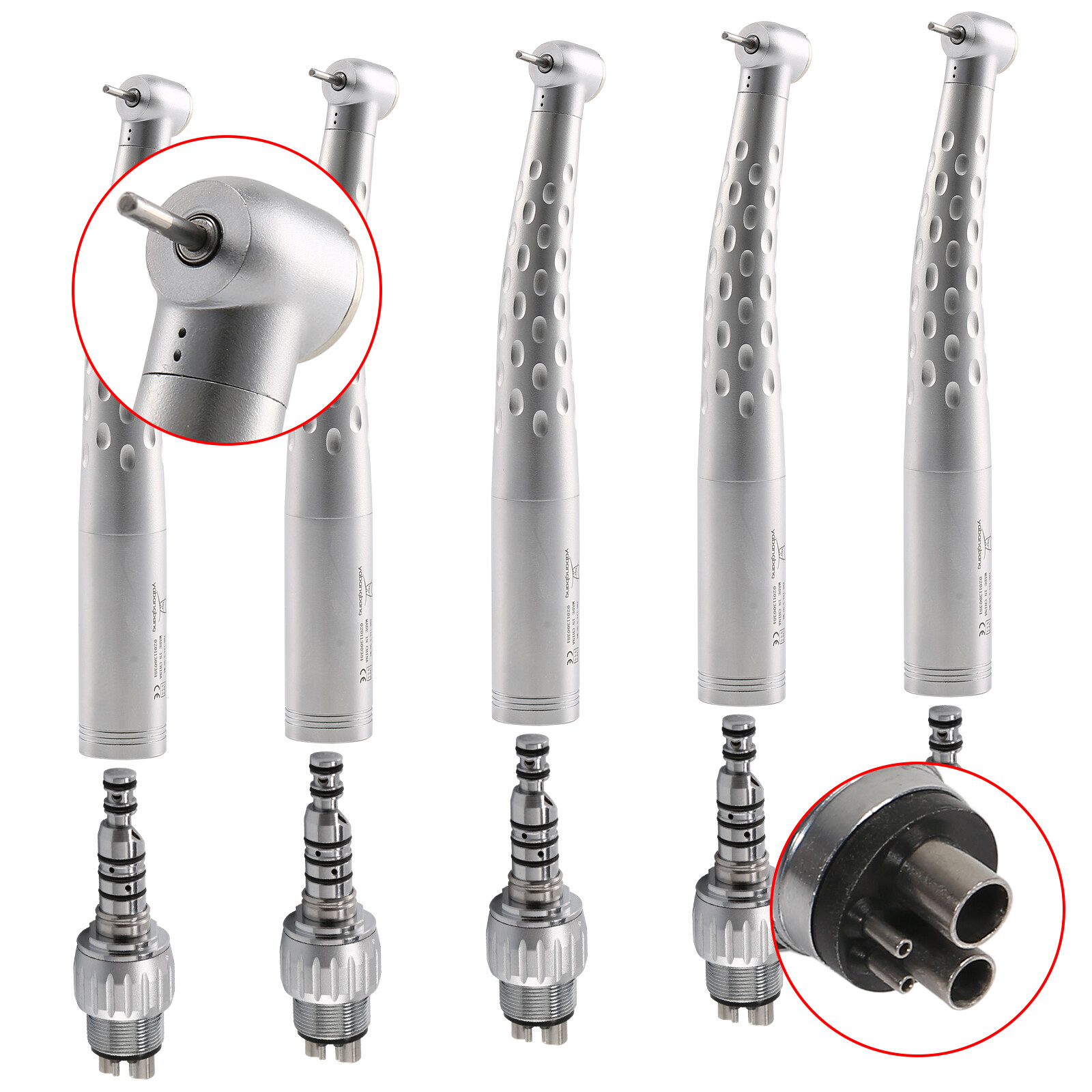 1-5* KaV Style Dental High Speed Handpiece GB4 /4Hole Quick Coupler Swivel