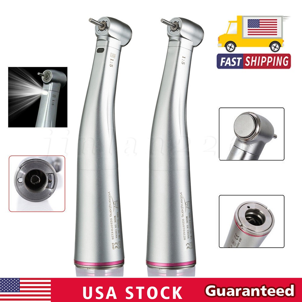 NSK Ti-MAX X95L Type Dental 1:5 (Fiber Optic) Contra Angle Handpiece LED Turbine