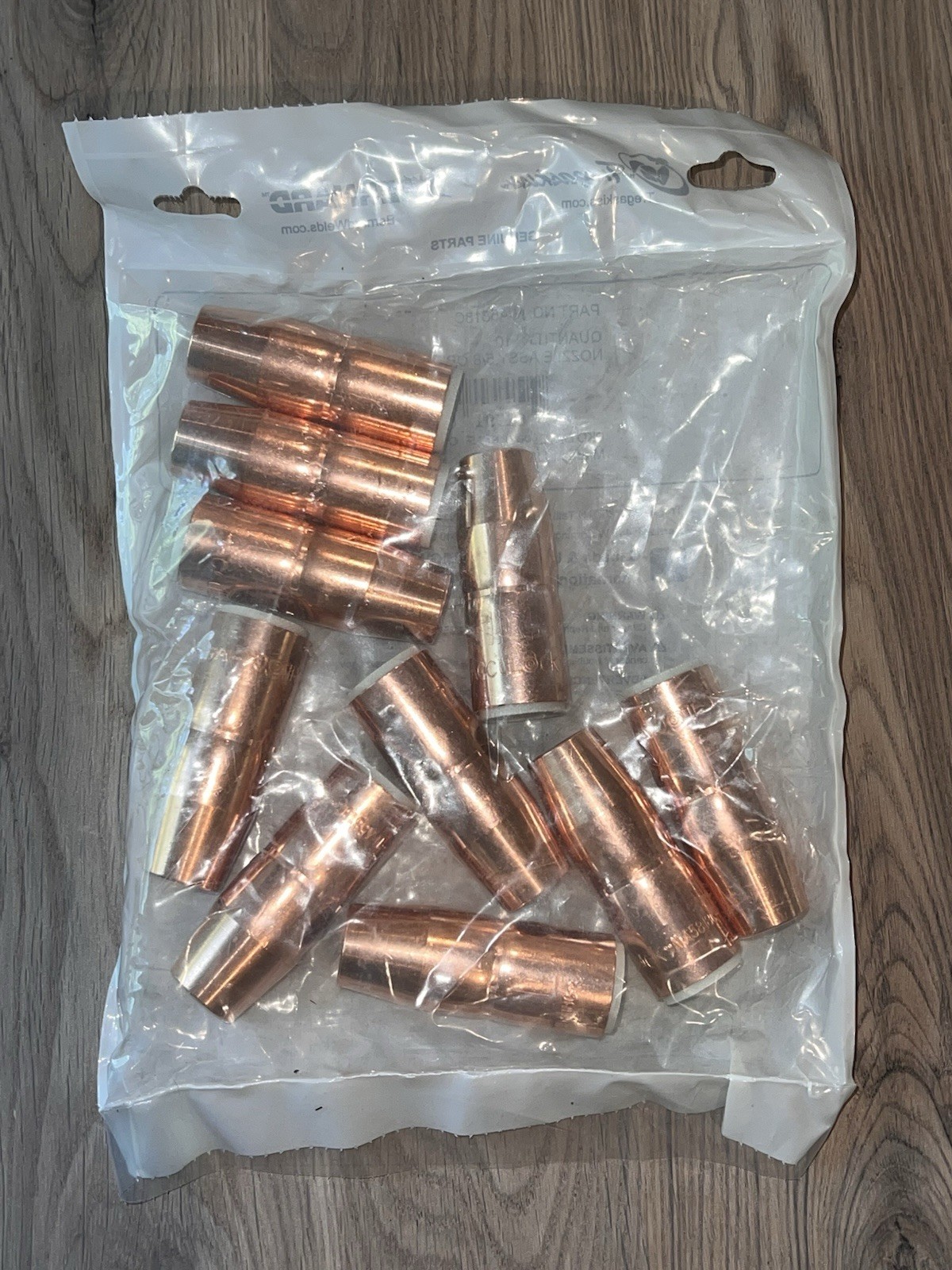 10 pack Bernard AccuLock S Copper Nozzle 5/8″ Bore 1/8″ Recess N-A5818C (U5)