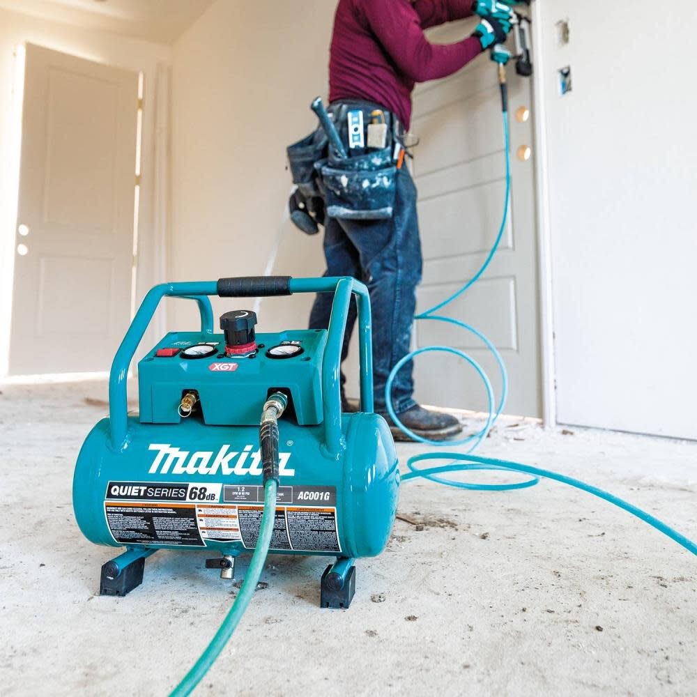 Makita 40V Max Xgt Brushless Cordless 2 Gallon Quiet Series Compressor Kit