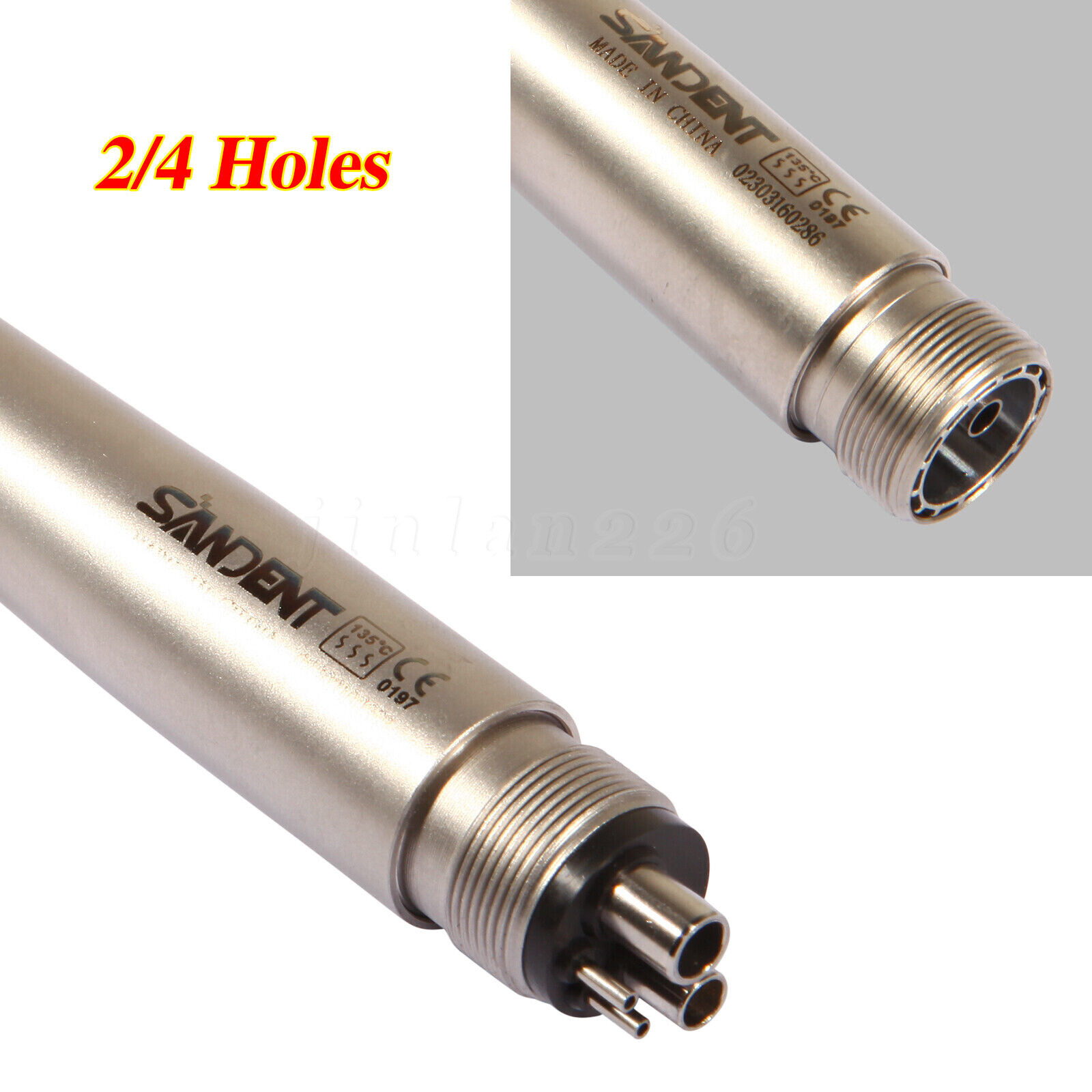 E-generator Dental LED Fiber Optic High Speed Handpiece 2/4hole Drill hand piece