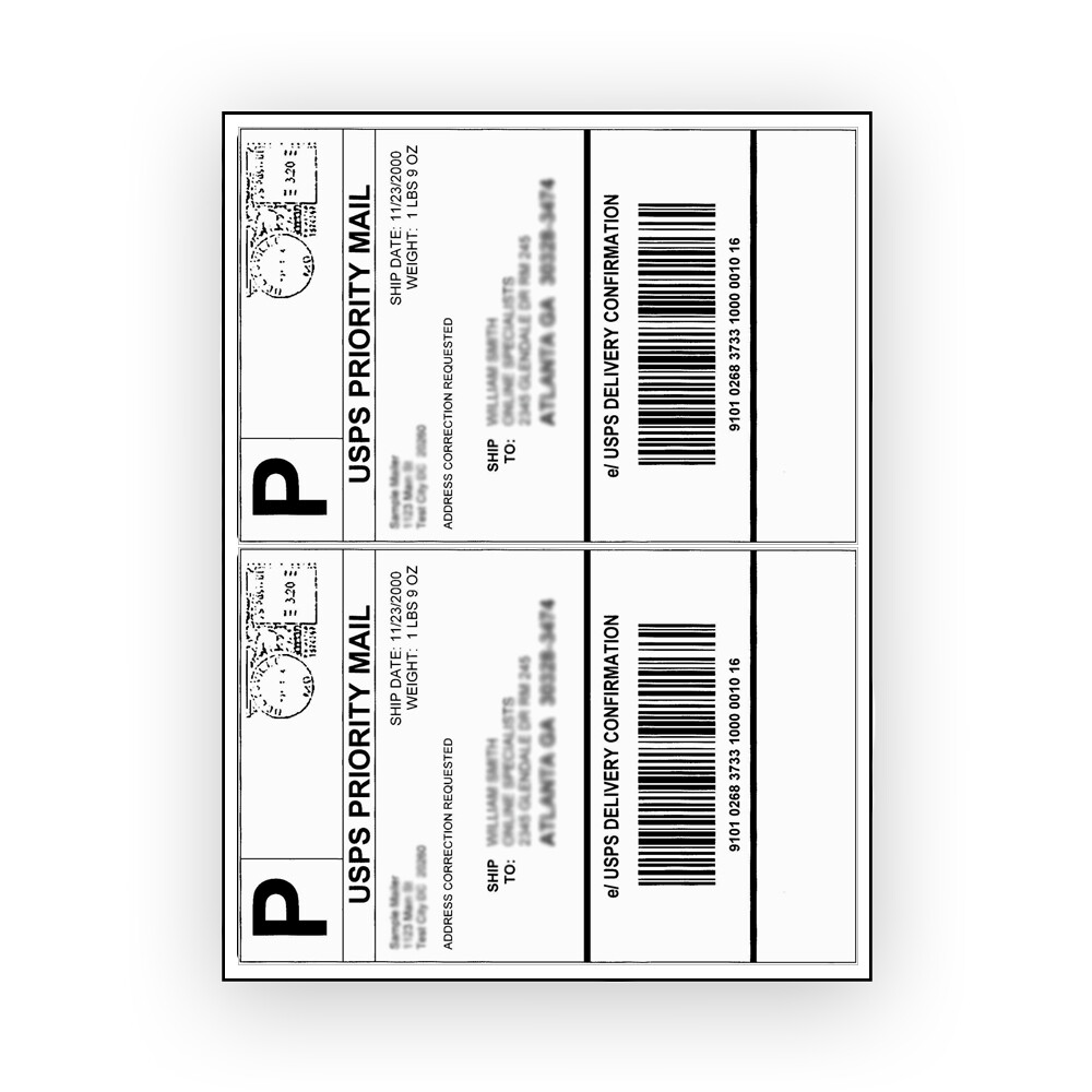 Self-Adhesive Laser Printer Shipping Mailing Address Labels for eBay PayPal More