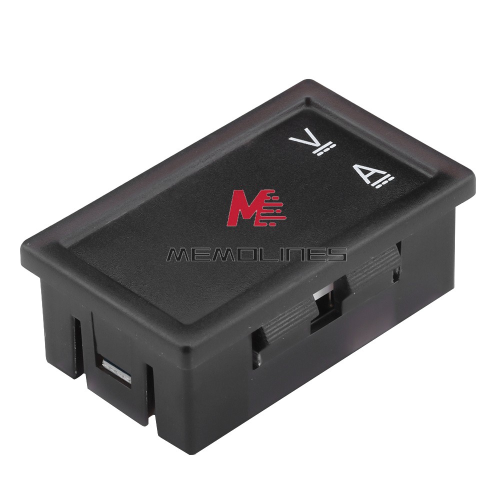 DC0-300V 50/100/200/400A Digital Current Voltage Meter Hall Ammeter Voltmeter