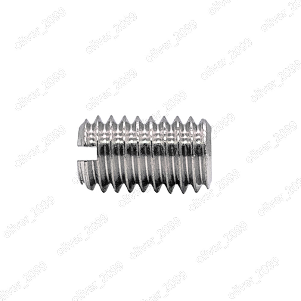 304 Stainless Steel Slotted Set Screws With Flat Point M1.2 M1.4 M1.6 M2 M2.5-M8