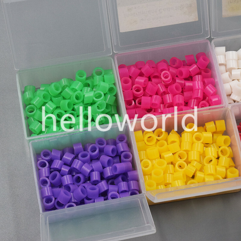 10 Colors Orthodontic Dental Silicone Color Code Ring 135ºC Autoclavable 100 Pcs