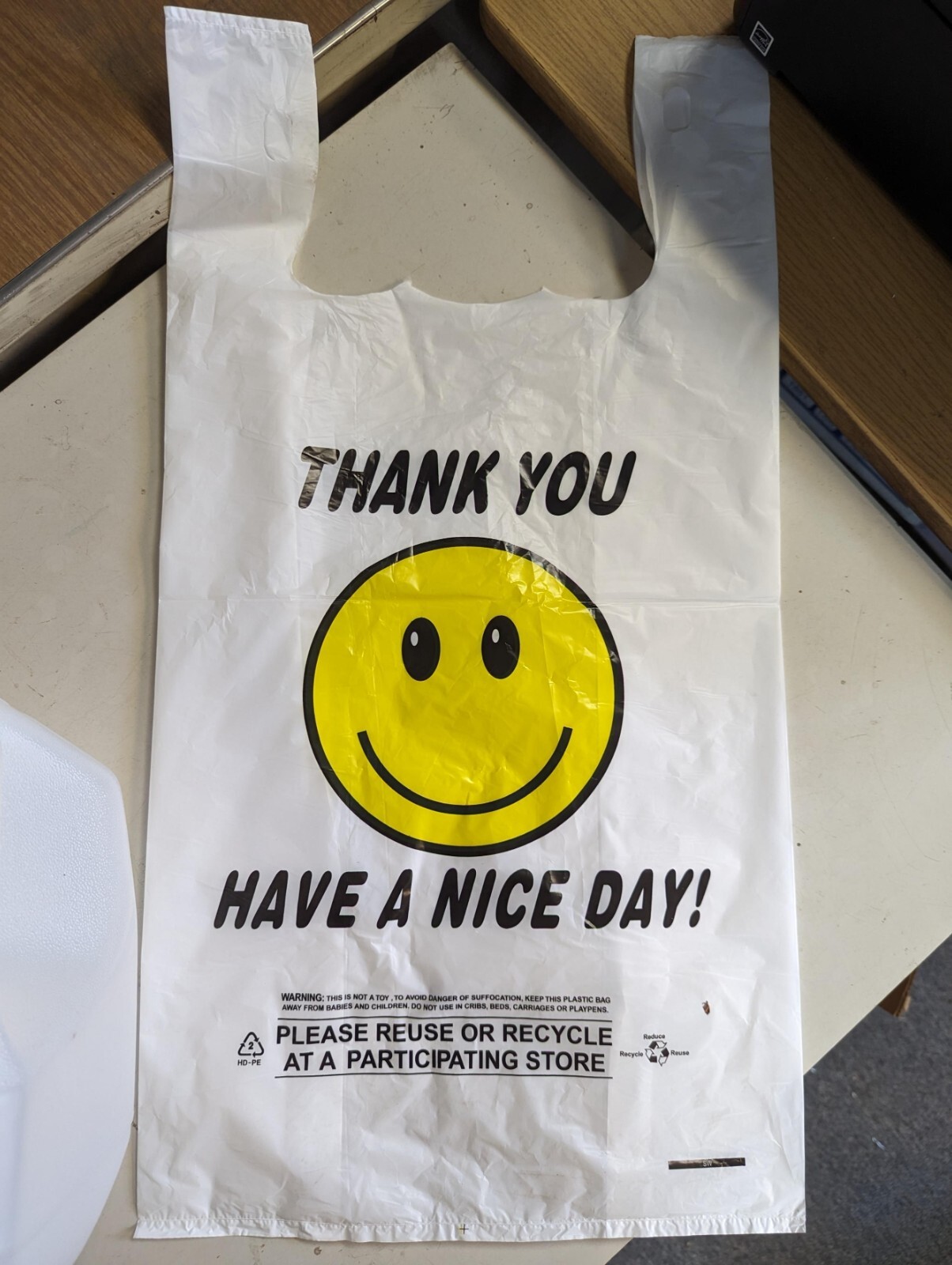500 Large Carry Out Retail merchandise Supermarket Grocery Plastic Shopping Bag
