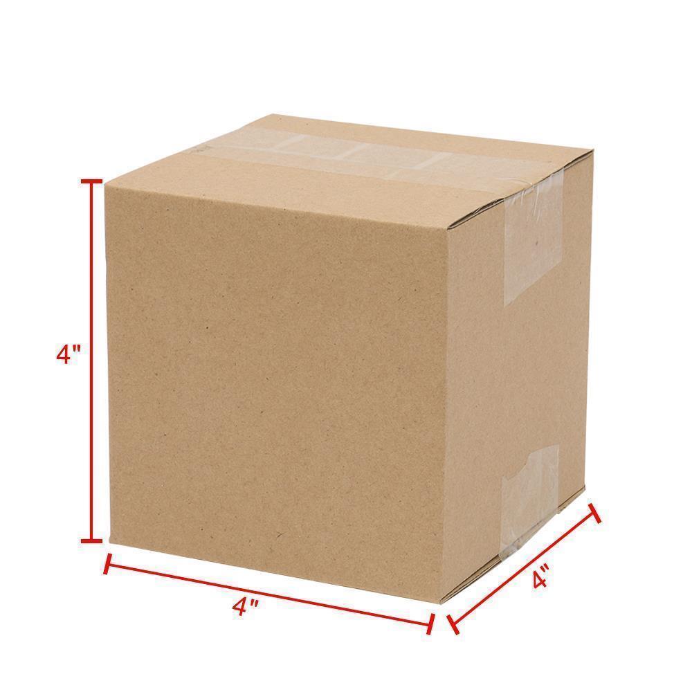 100 4x4x4 Shipping Boxs Packing Mailing Storage Corrugated Box