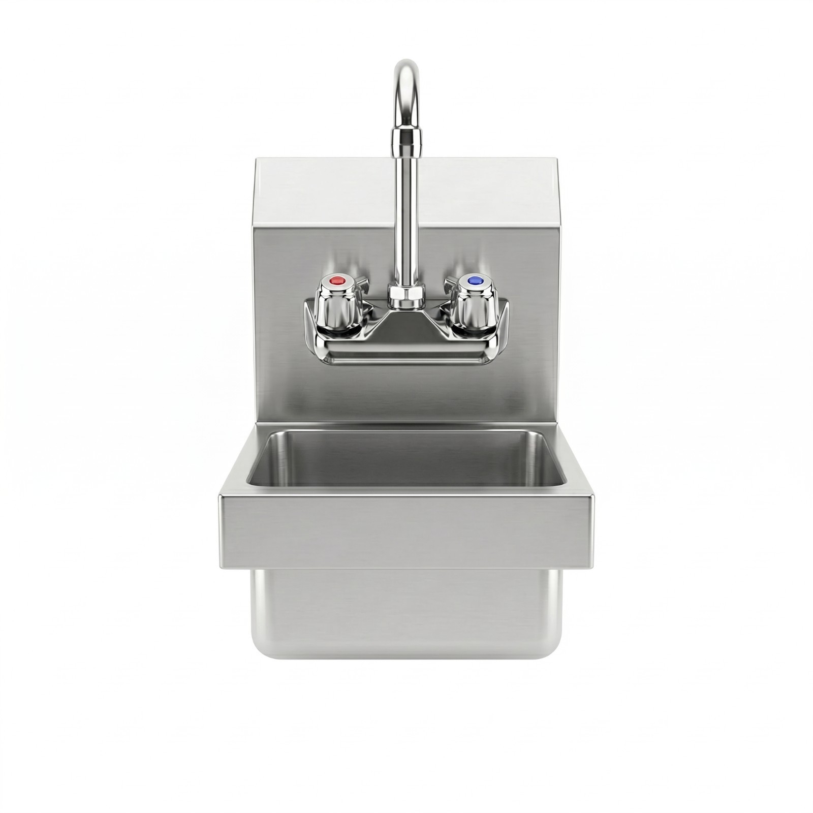 12 in. x 9 in. x 13 in. Wall Mount Stainless Steel Hand Sink