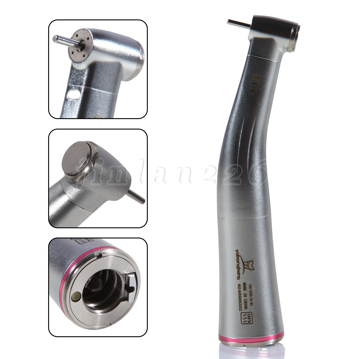 Yabangbang Dental 1:5 LED Fiber Optic Contra Angle Handpiece