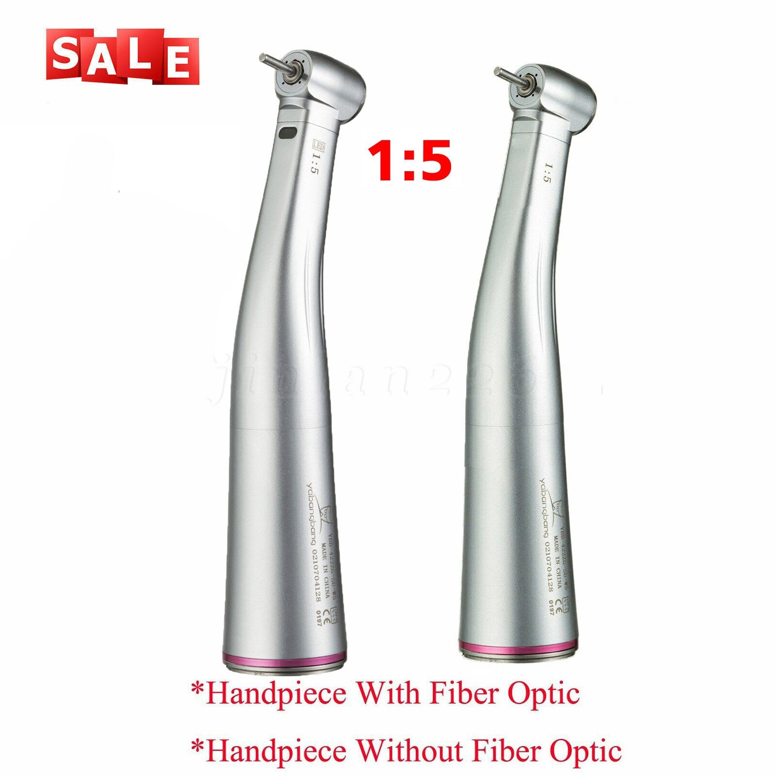NSK Ti-MAX X95L Type Dental 1:5 (Fiber Optic) Contra Angle Handpiece LED Turbine