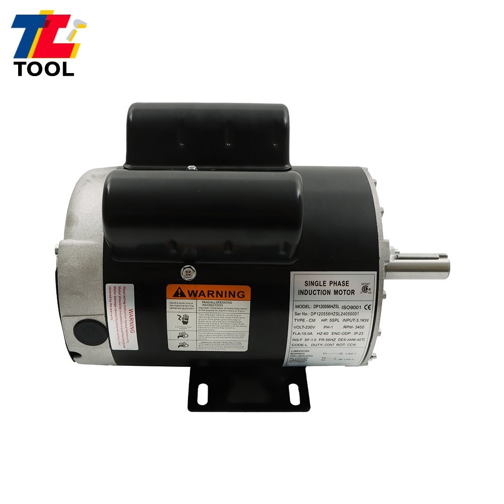 5HP 56HZ SPL Air Compressor Motor 3450 RPM Single Phase Electric Motor 230V 7/8″