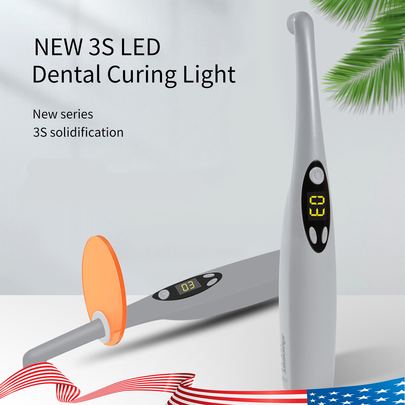 Dental Wireless Cordless iLed 3 Second LED Curing Light 3S Cure Lamp US plug SA
