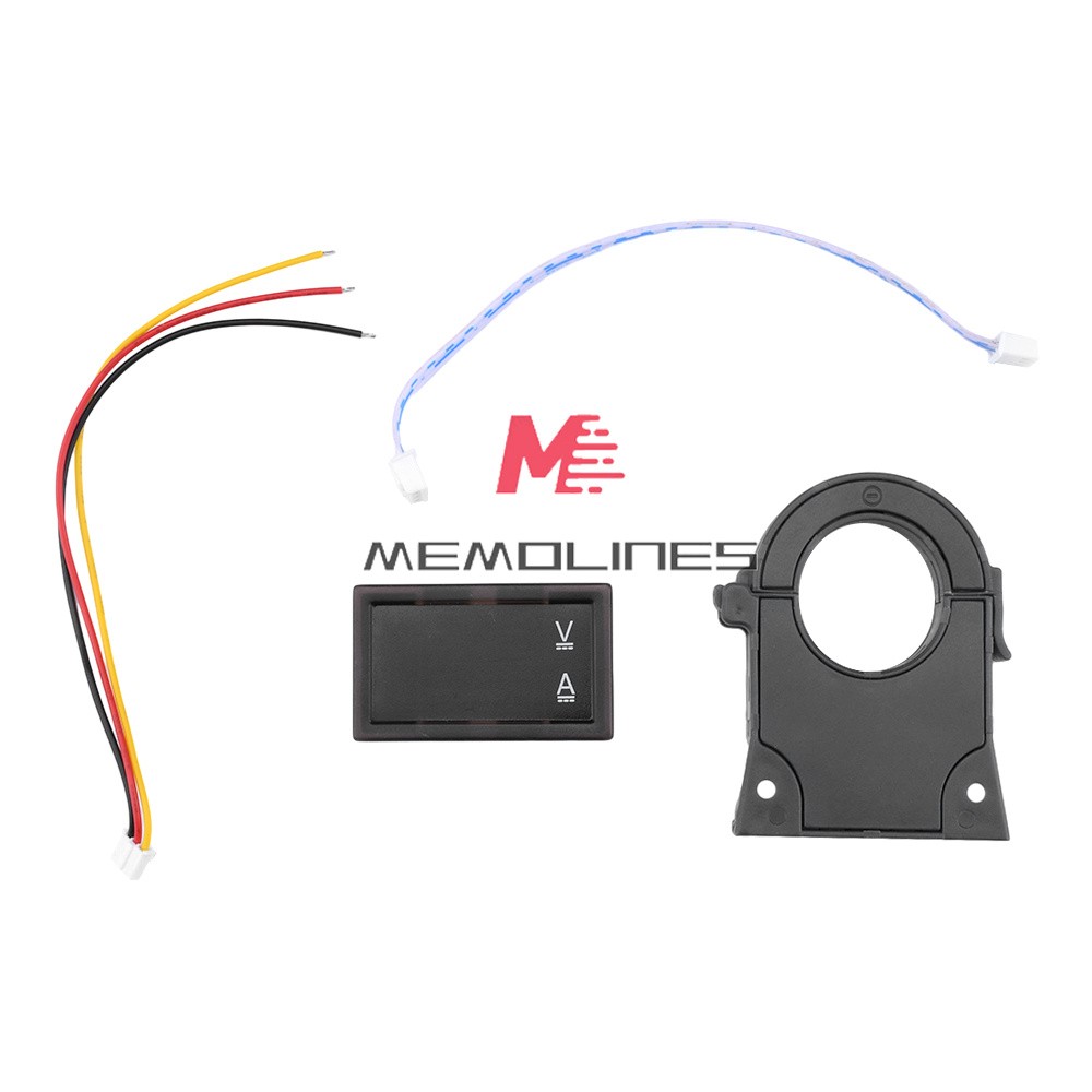 DC0-300V 50/100/200/400A Digital Current Voltage Meter Hall Ammeter Voltmeter