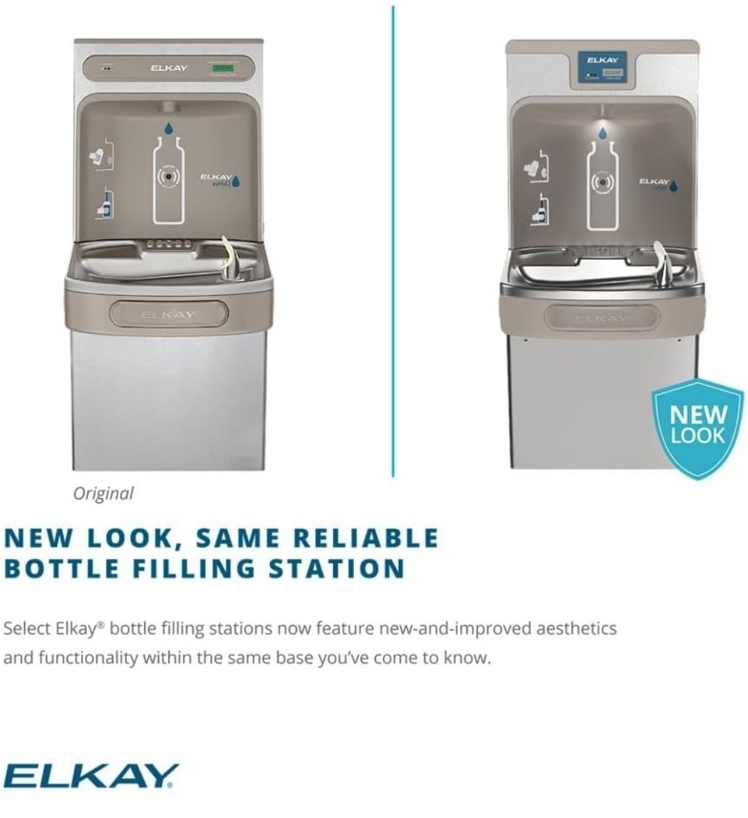 Elkay LZ8WSSSMC ezH2O Surface Mount Bottle Filling Station ONLY