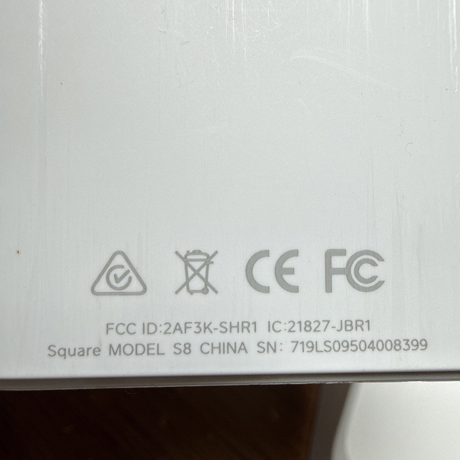 Square S8 Credit Card Reader for Contactless Chip w/ S7 Dock