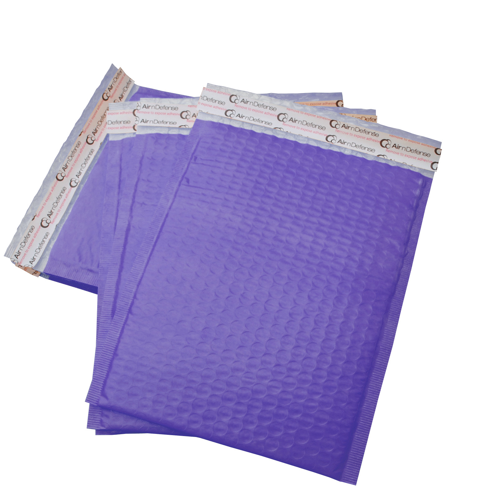 AirnDefense 200 #2 8.5X12″ Purple Poly Bubble Mailers Shipping Padded Envelope