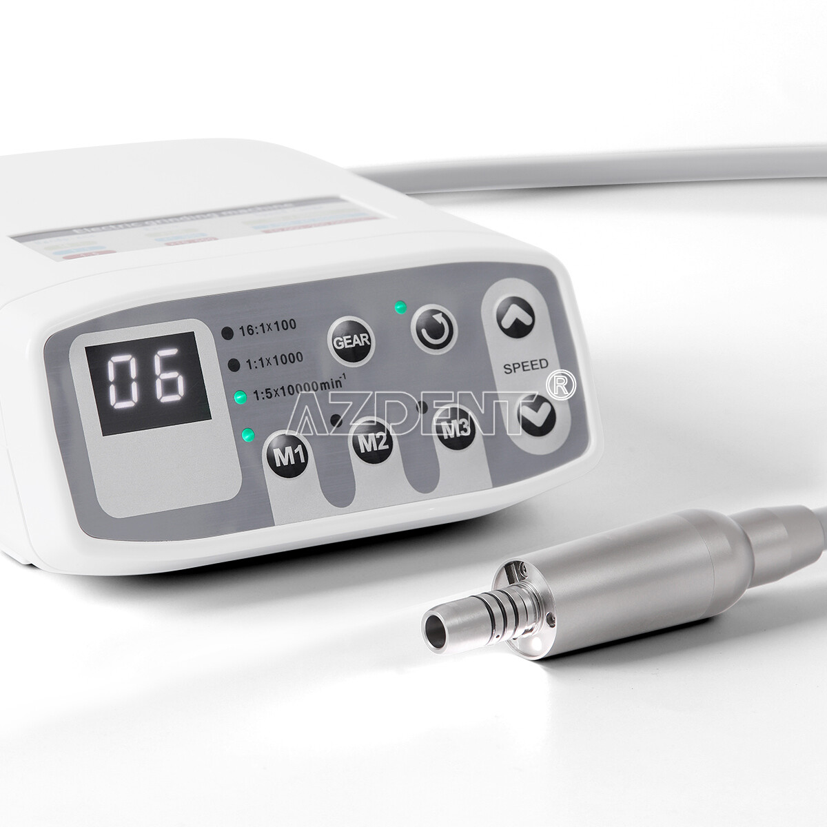 Dental LED Brushless Electric Micro Motor /1:1 Push Button Fiber Optic Handpiece