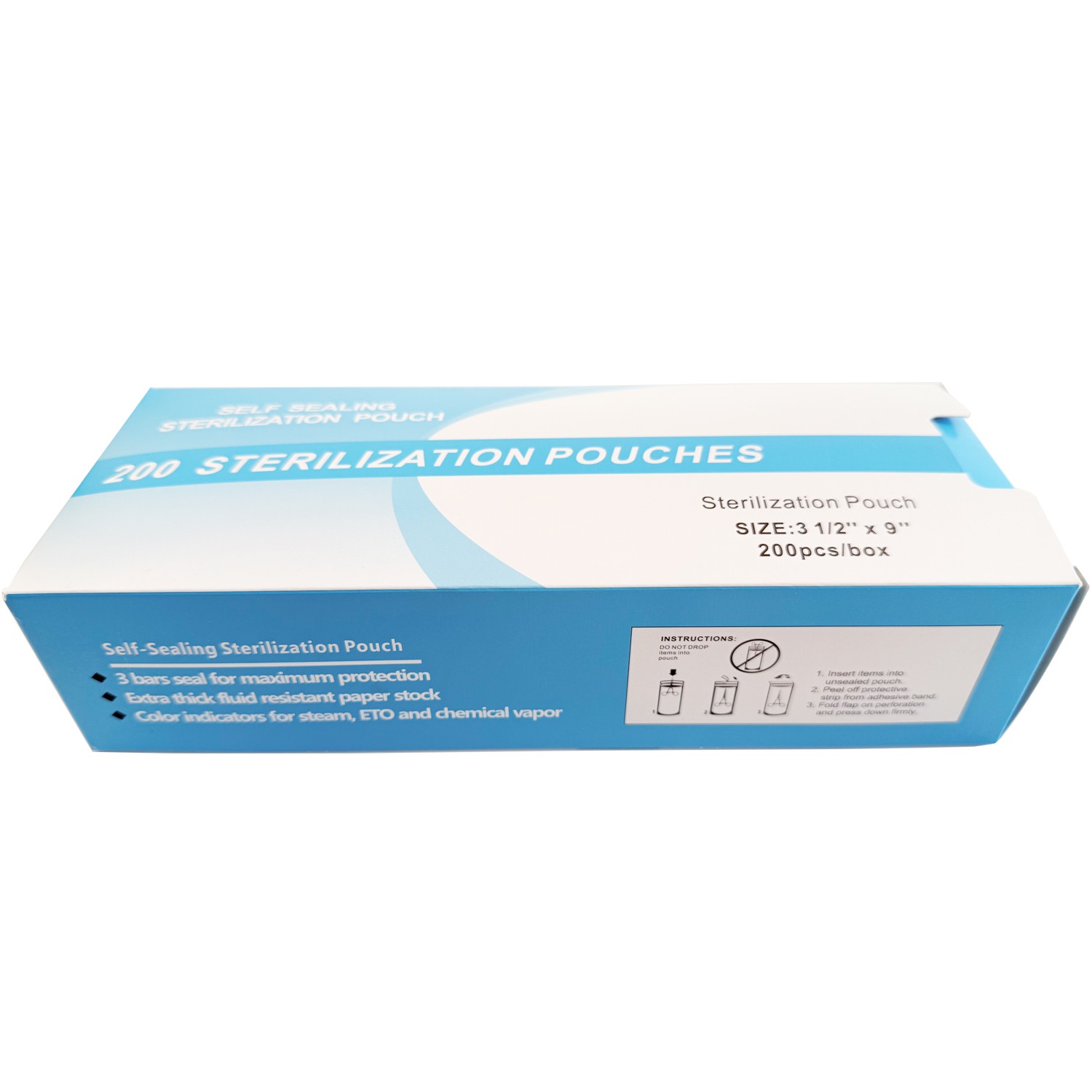 Self Sterilization Pouches Pouch Autoclave Sterilizer Bags Dental Tattoo 4000pcs