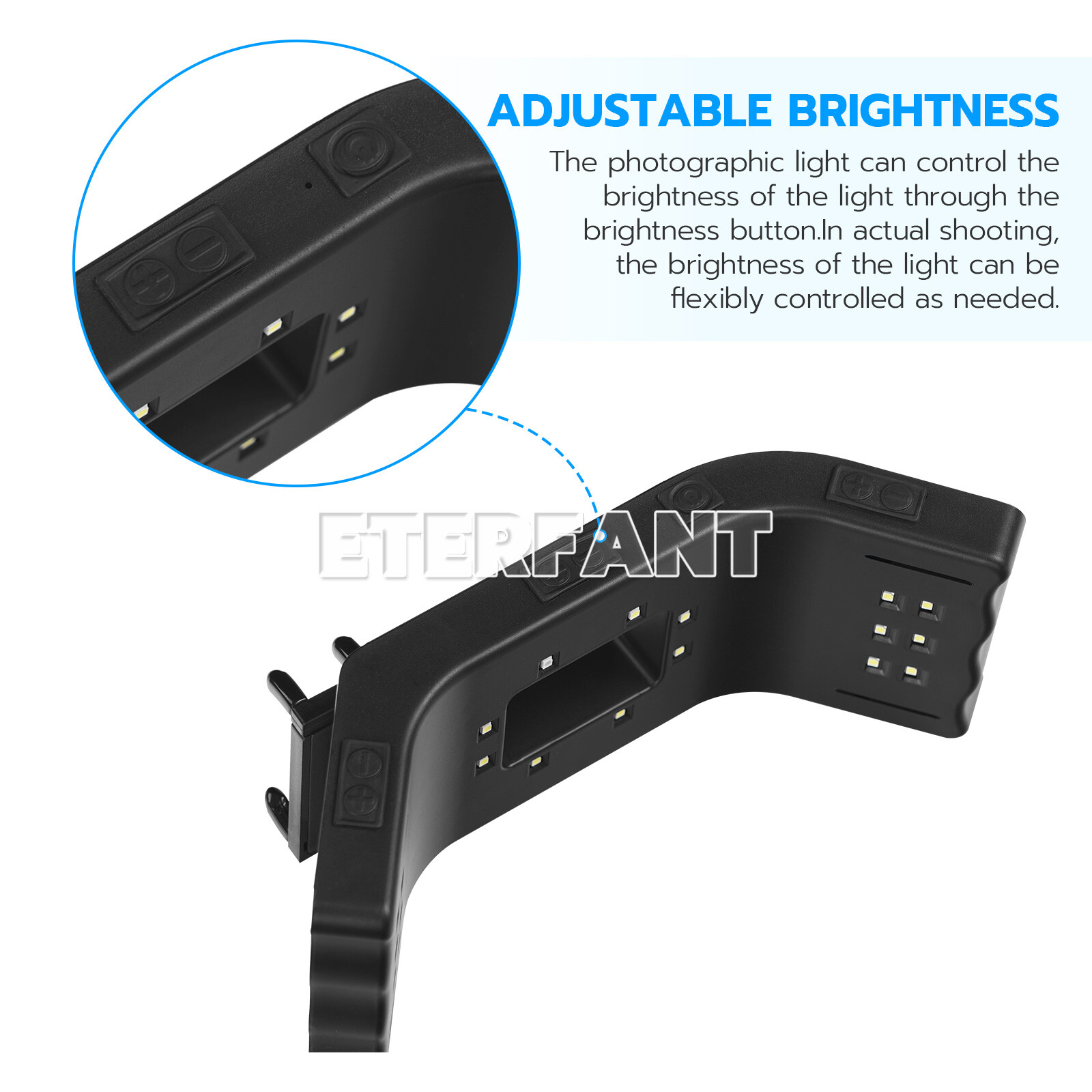 ETERFANT Dental Supplementary LED Lamp Oral Light Photography with Bracket