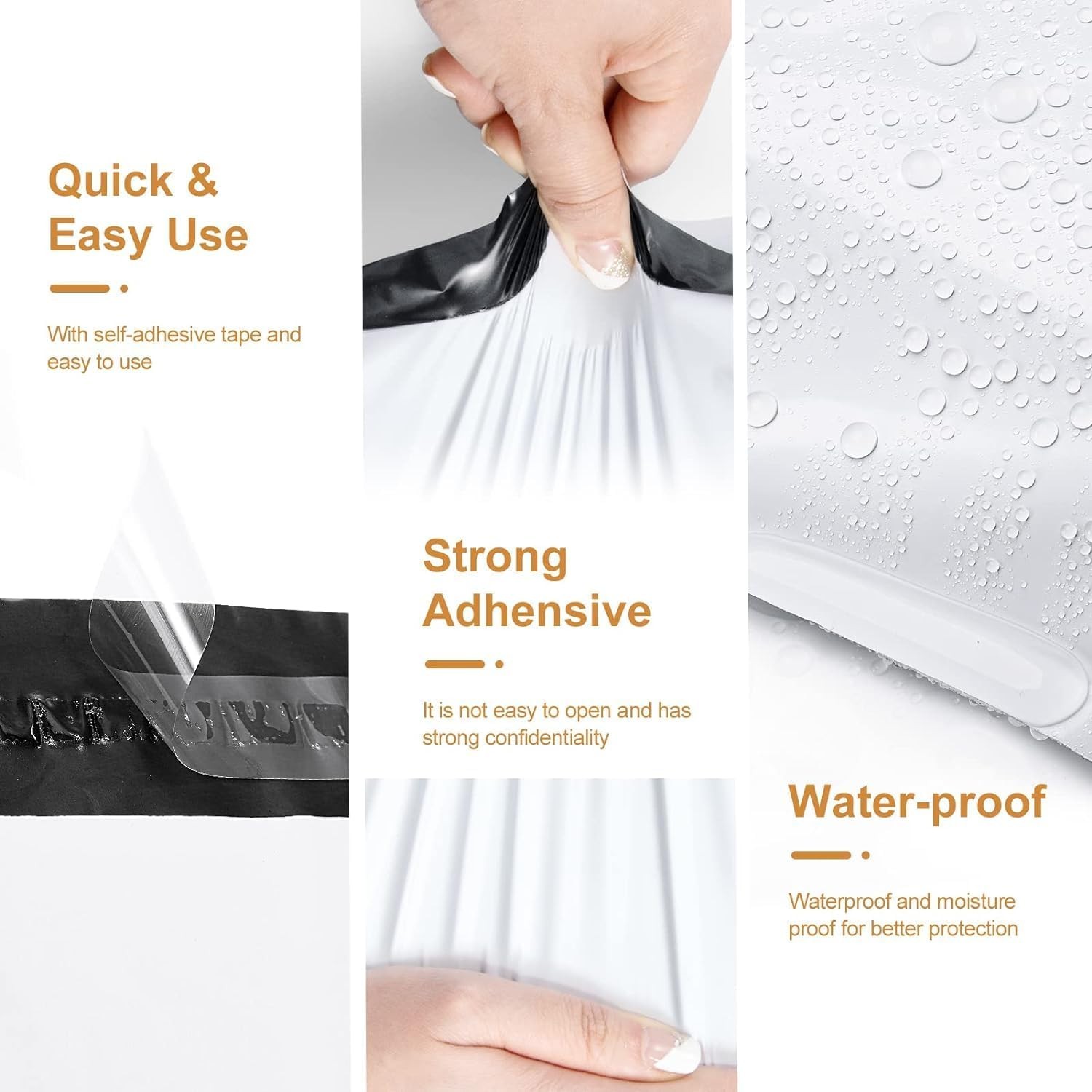 50-500 Poly Mailers Plastic Envelopes Shipping Bags 2.5 Mil Premium 19″ x 24″ US