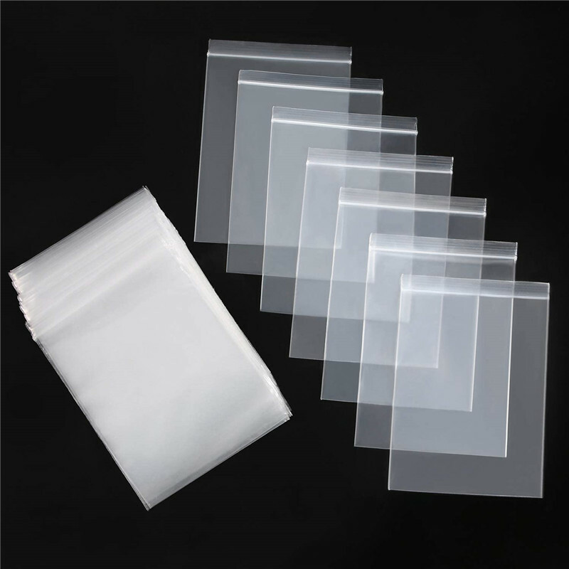 Clear Reclosable Plastic 2-Mil Ziplock Bags Poly Jewelry Zipper Baggies(1.5″x2″)
