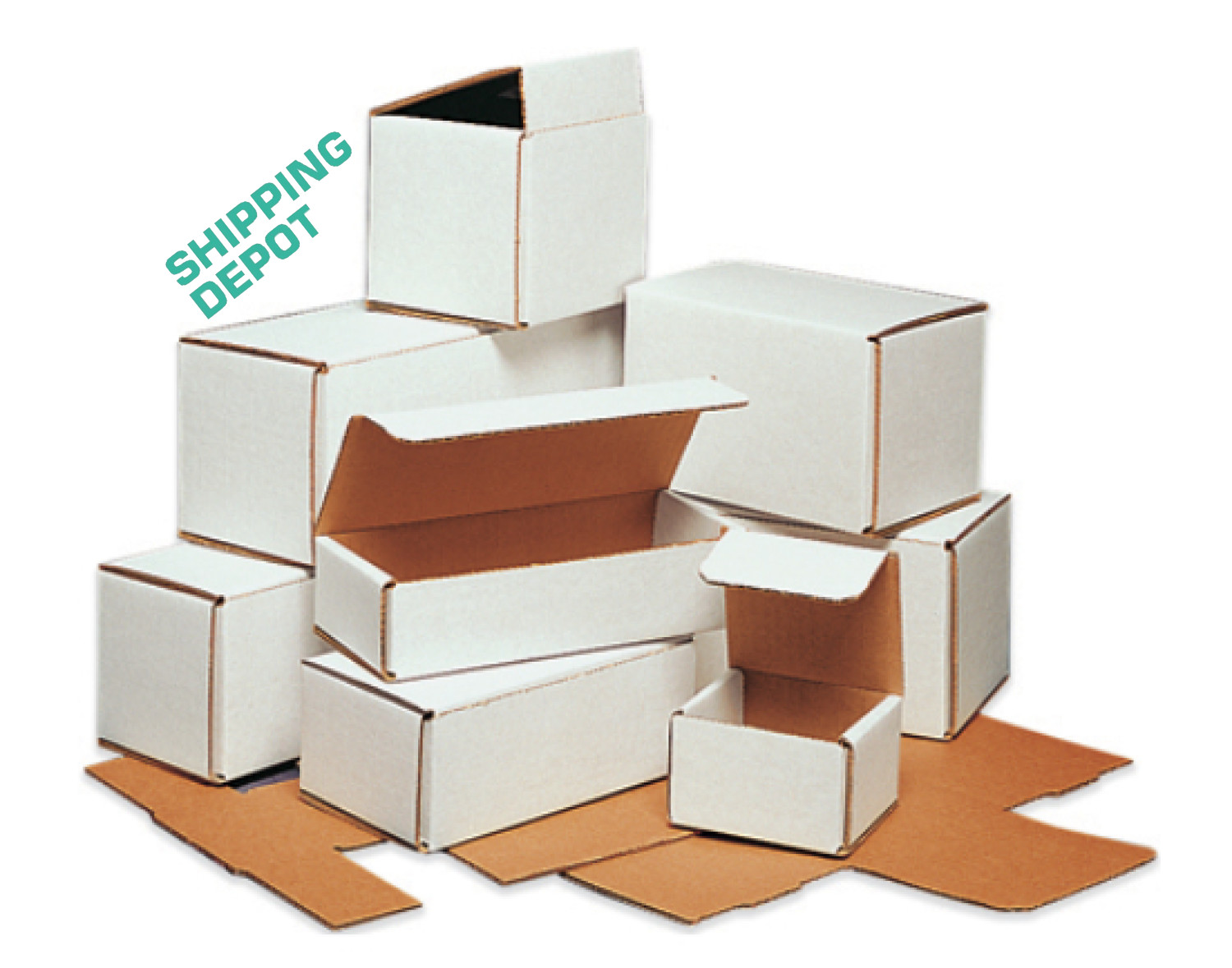 1-700 CHOOSE QUANTITY 3x3x1 Corrugated White Mailers Packing Boxes 3″ x 3″ x 1″