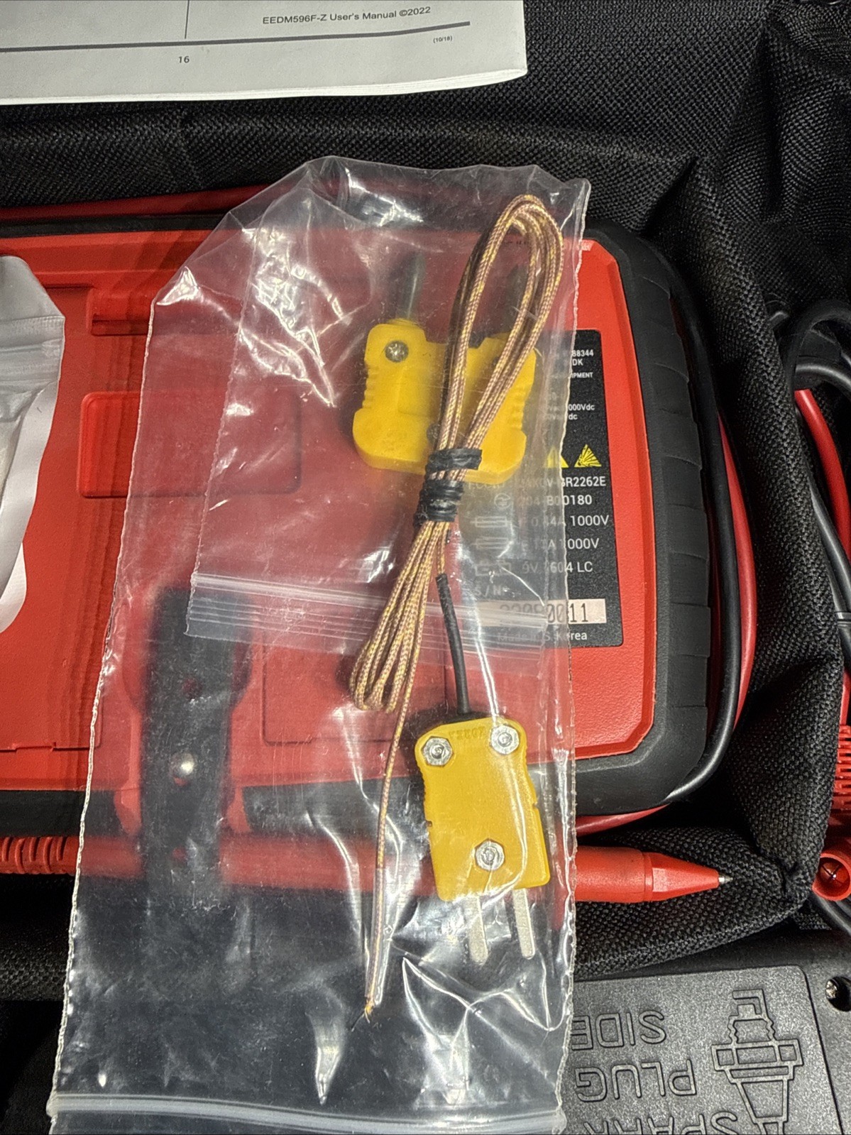 Snap-on EEDM596F Advanced Digital Multimeter True-RMS Bluetooth Automotive DMM