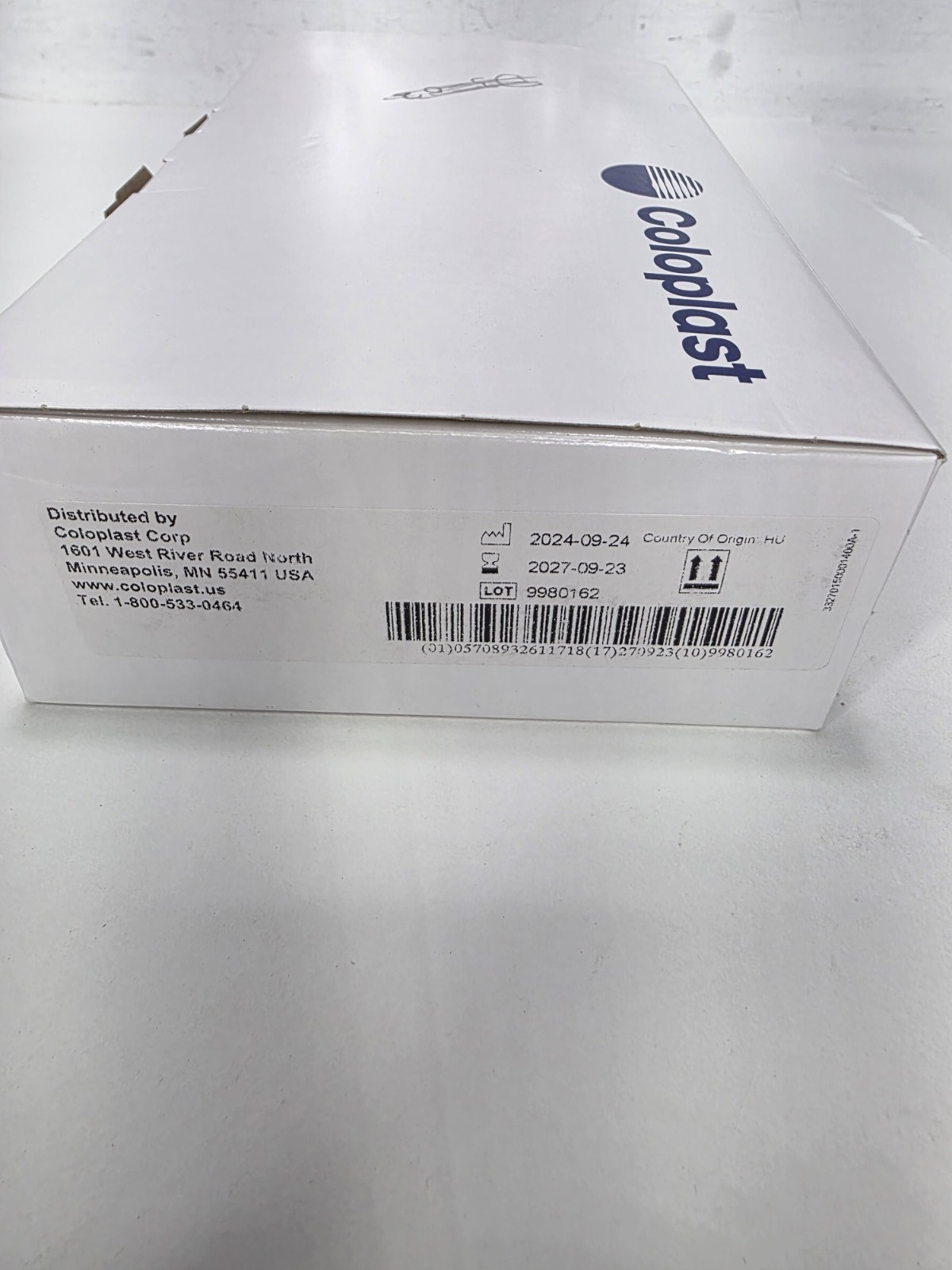 Coloplast Assura Irrigation Sealed Set Item # 1500 contains 1 waterbag & 1 Cone