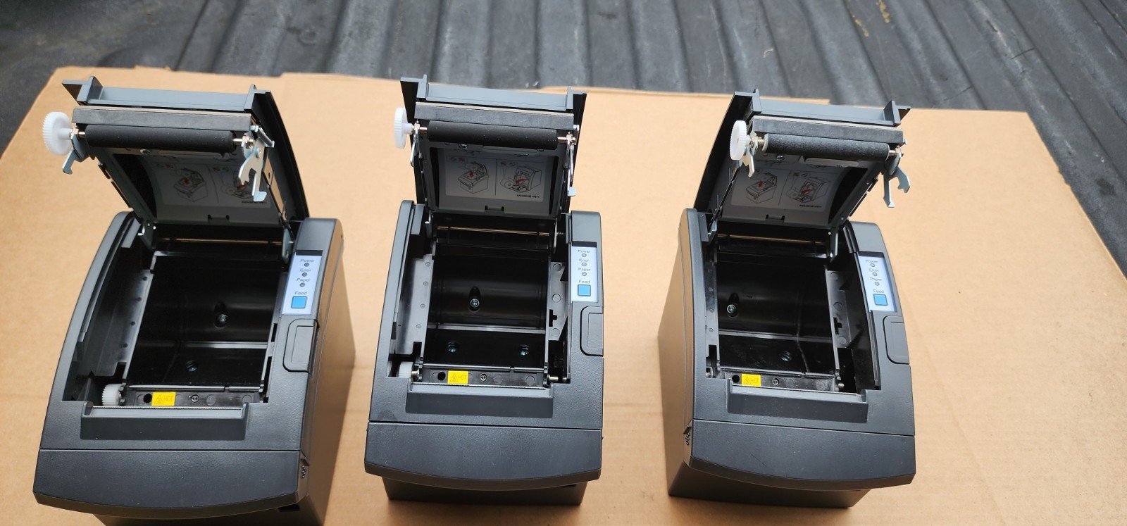 6 NCR Bixolon SRP-350 Plus III Direct Thermal Receipt POS Printer USB LAN Serial