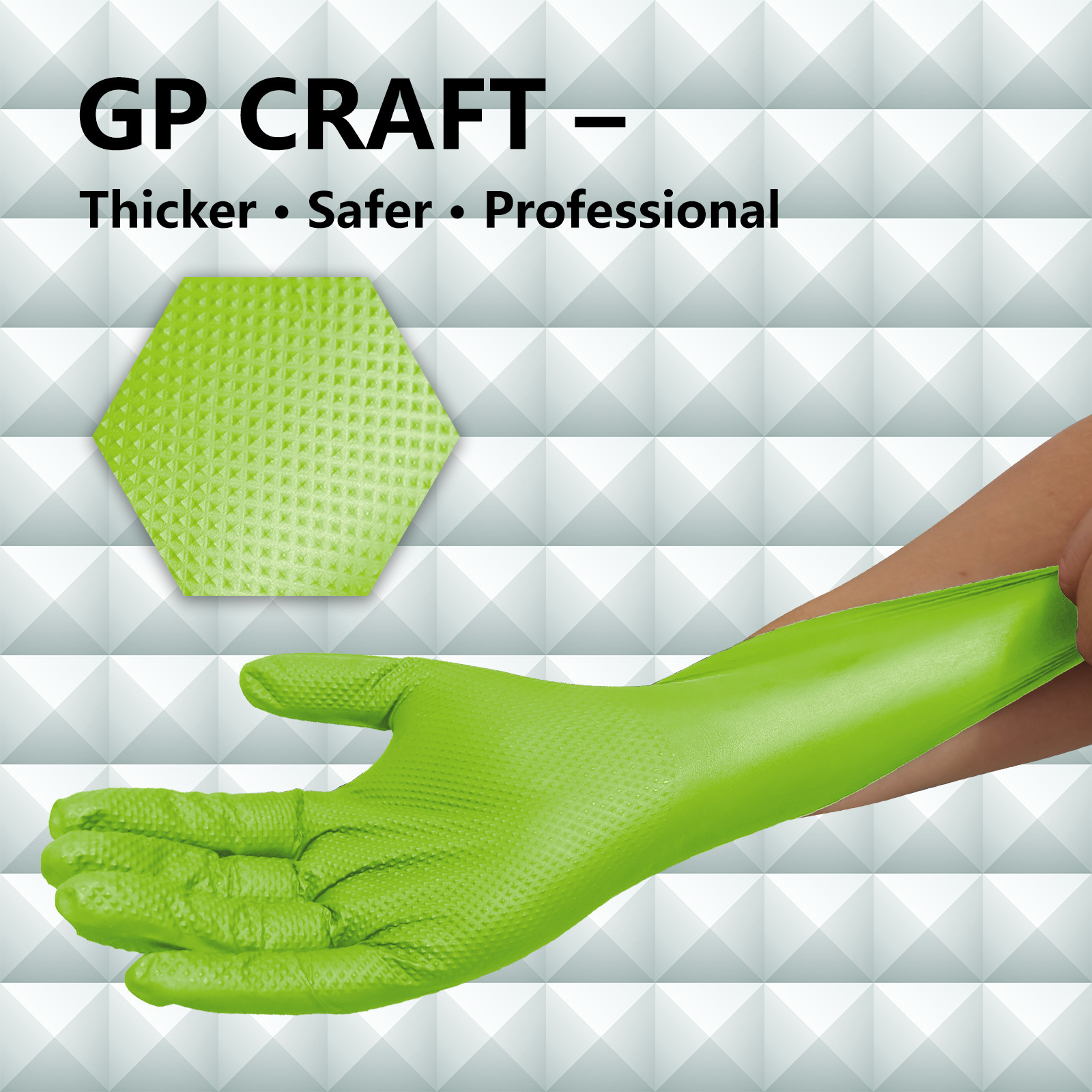 8 Mil Nitrile Gloves 100 Pack Heavy Duty Industrial Work Repair Latex Free Large