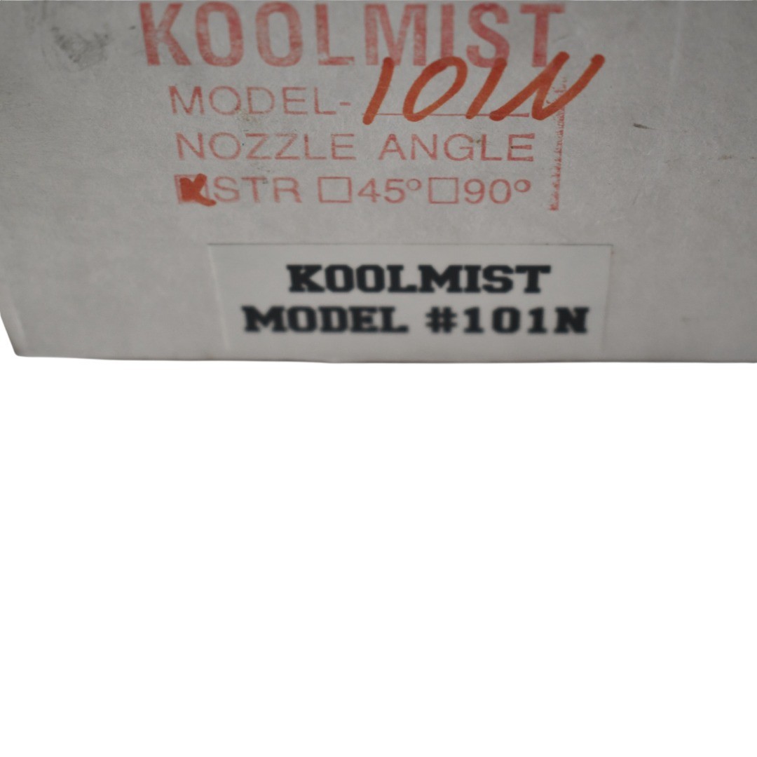 NEW Kool Mist Model 101N Straight Nozzle Single Outlet Spray Mist Coolant System