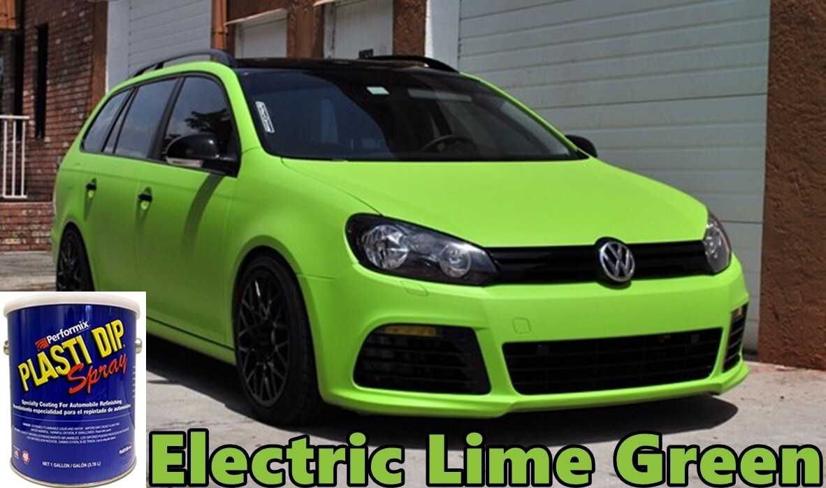 Plasti Dip Spray 2 Gallon Electric Lime Green DYC G-Force DipSpayer
