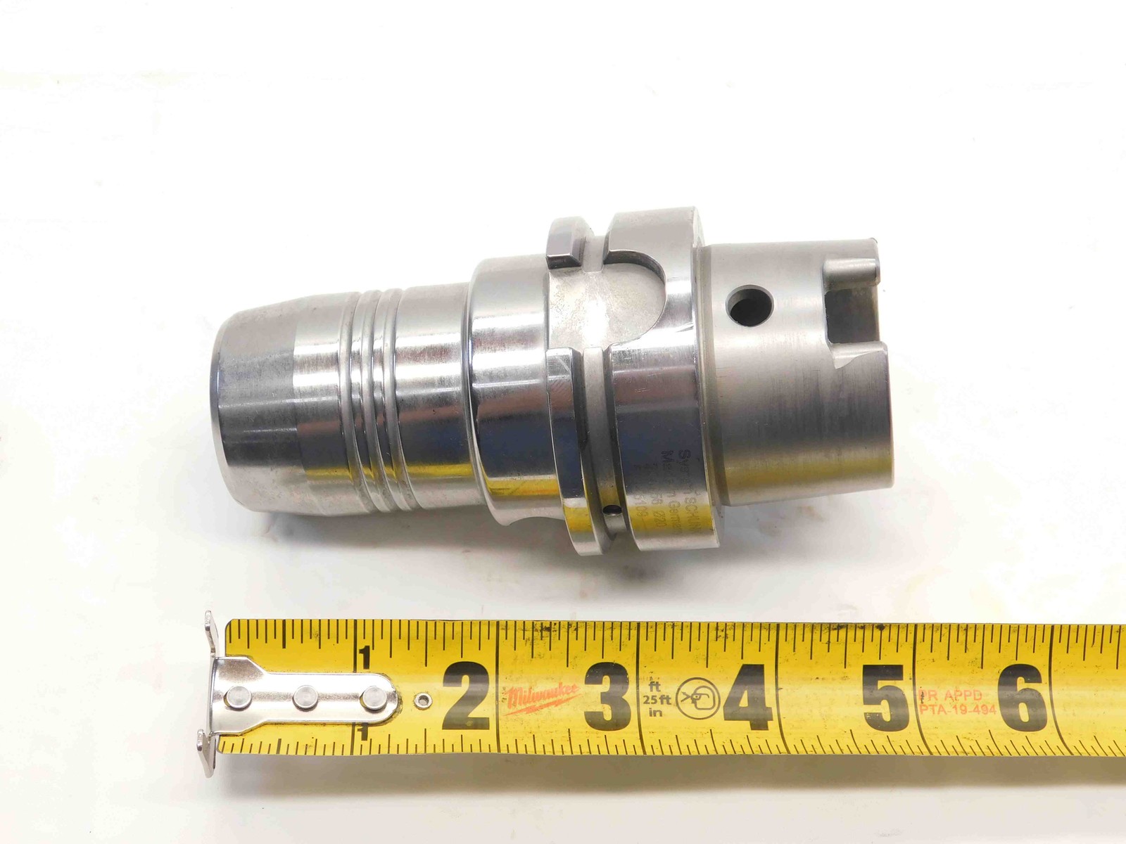 HSK63A SCHUNK 20mm I.D. HYDRAULIC CHUCK TOOL HOLDER 20mm 80mm PROJECTION 206406