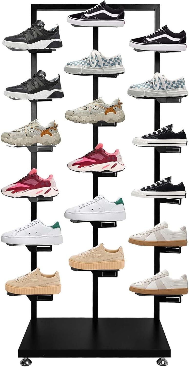 AIWFL Commercial Clothing Store Shoe Rack,Free Standing Shoe Rack,Retail Boutiq