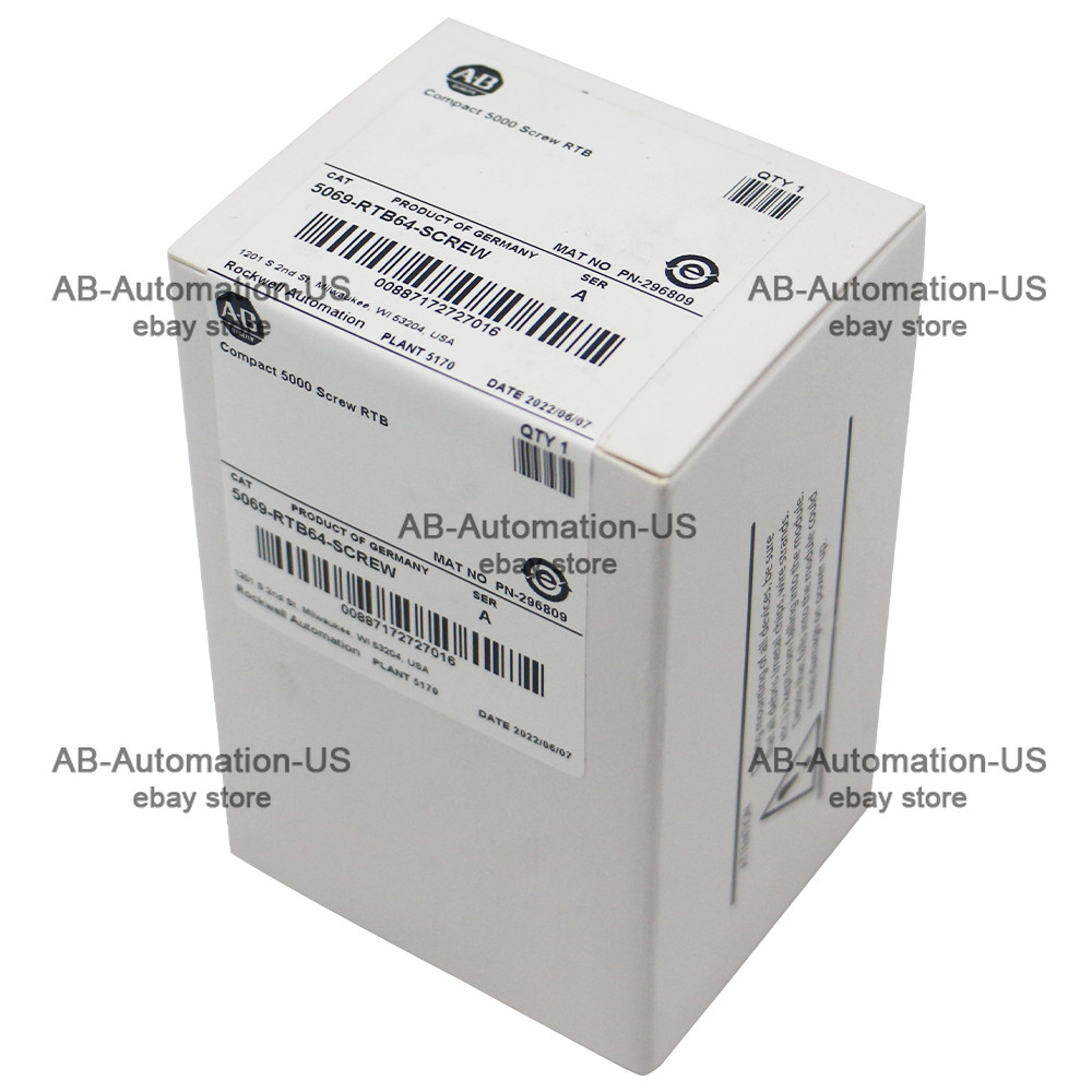 Brand New Sealed 5069-RTB64-SCREW Compact 5000 Screw RTB Allen Bradley