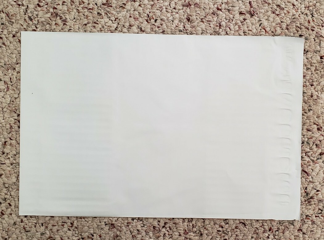 9×12″ WHITE POLY MAILING PLASTIC ENVELOPES SHIPPING BAGS (2.5 Mil) – 100ct