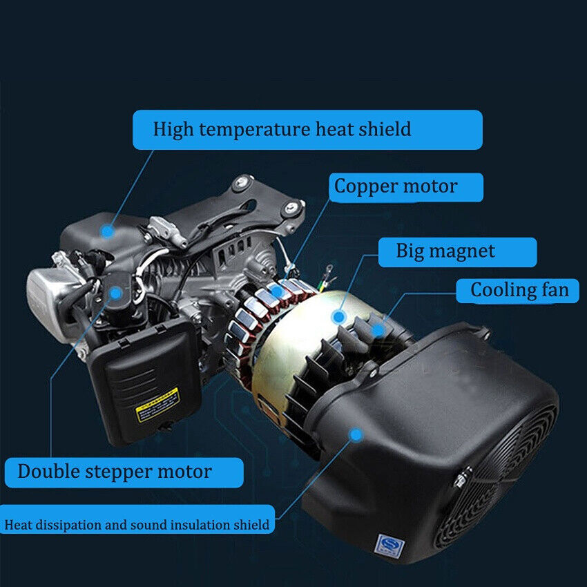 3000W Silent Automatic Electric Vehicle Range Extender Generator 48V/60V/72V New