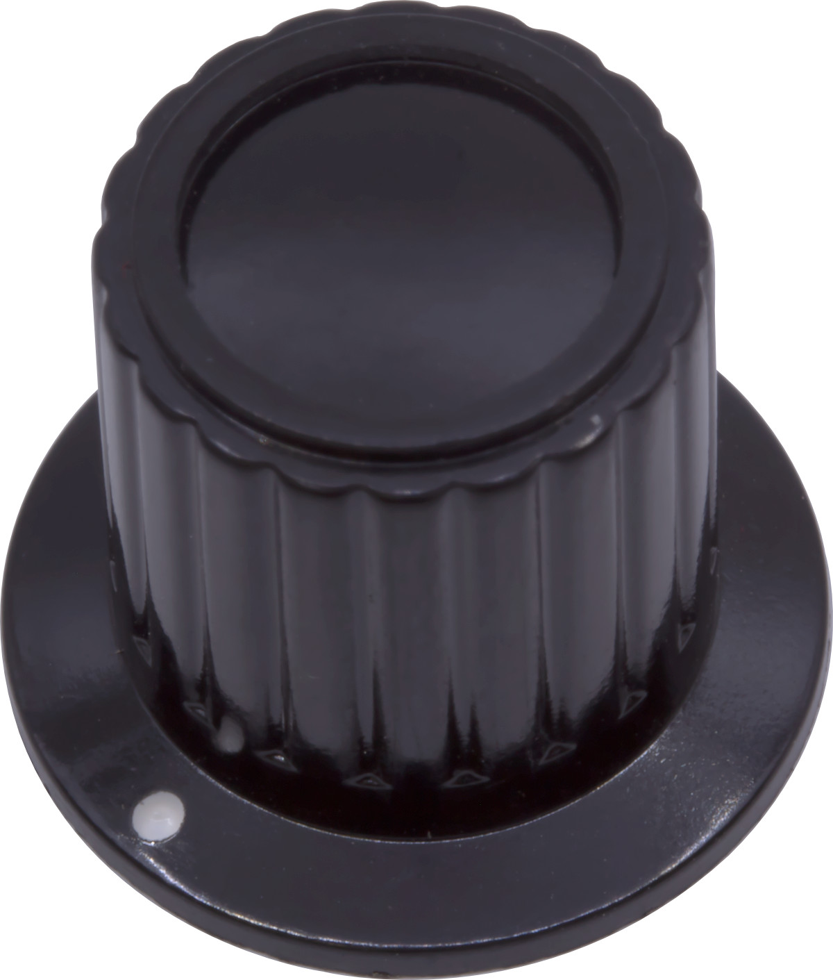 CED P-K415-19 BLACK ORANGE AMP SYTLE KNOB 19mm 1/4″SHAFT VINTAGE RADIO 1PC