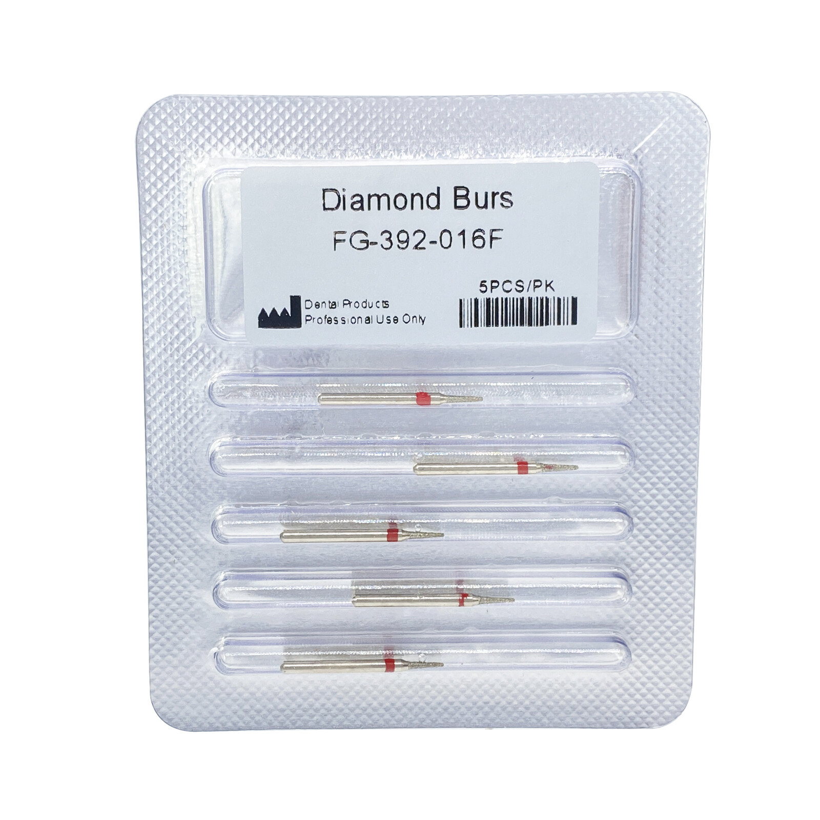 High Speed Diamond Dental Mosquito Interproximal Bur Fine 392-016F 10 Pcs FDA