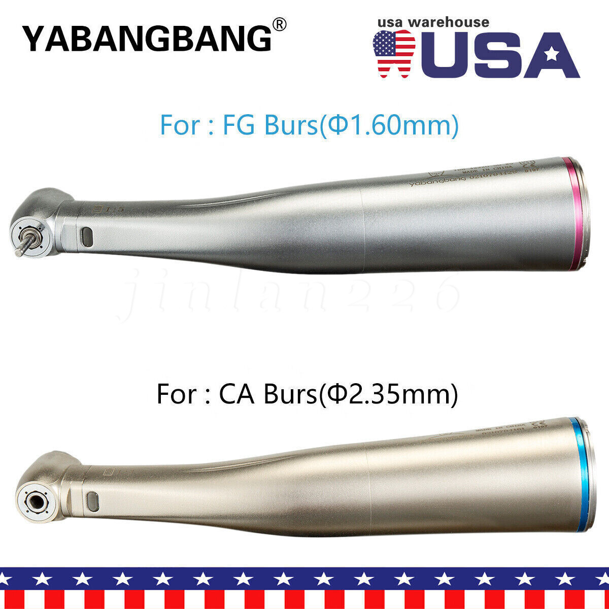 Dental 1:5 1:1 Fiber Optic LED Contra Angle Electric Handpiece Fit KaVo NSK COXO
