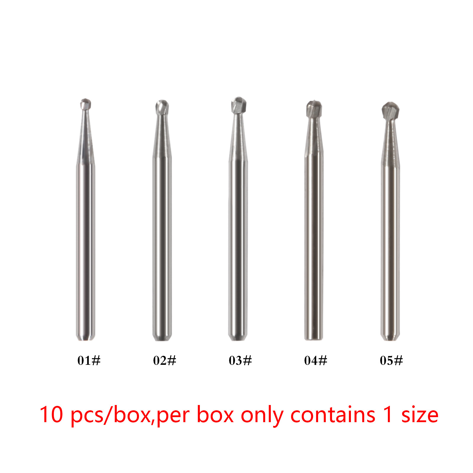 10-100 Pcs Dental FG High Speed Tungsten Steel Carbide Crown Cutting Burs