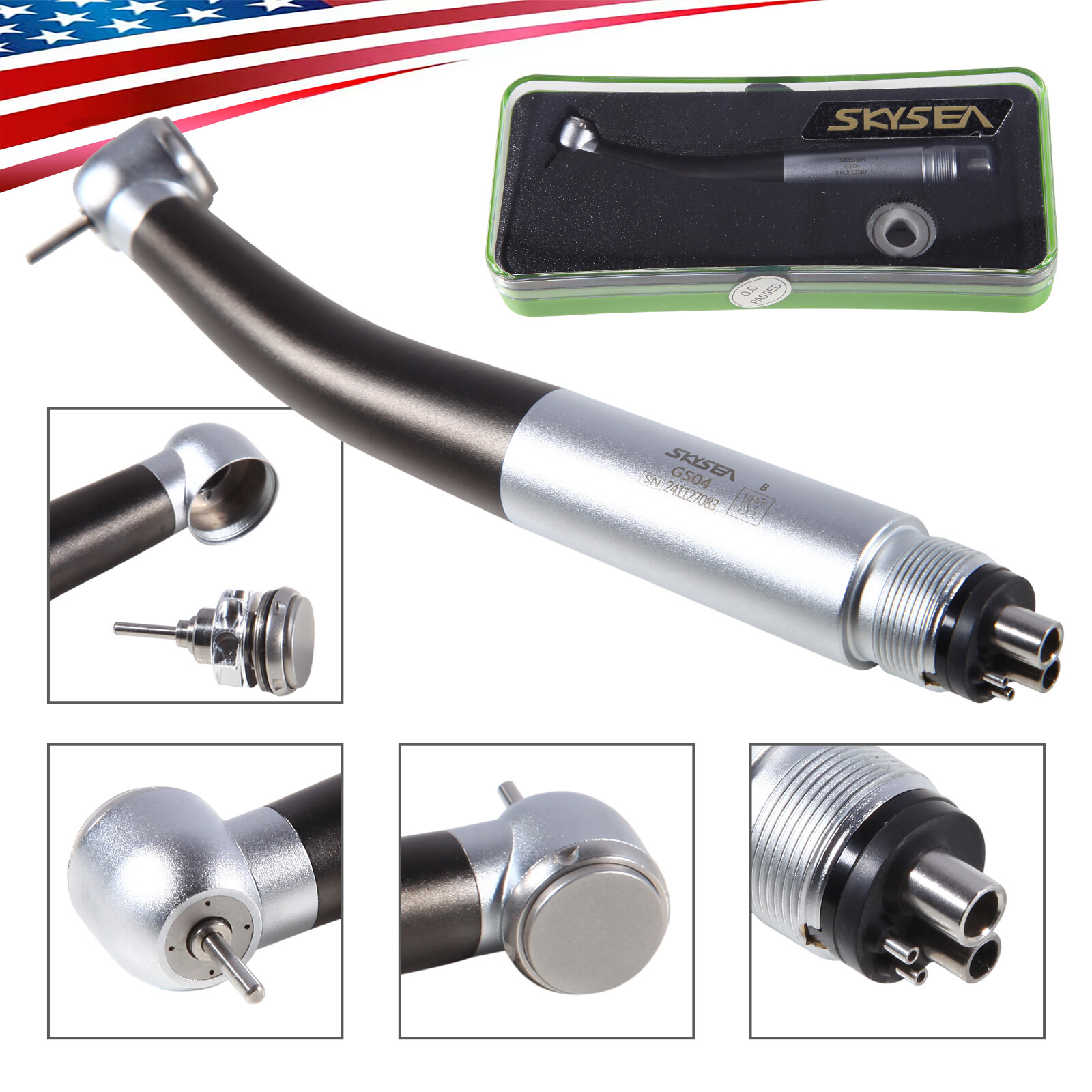 1/5/10 NSK Style Dental High Speed Turbine Handpiece 4H GD4 Quick Coupling/SK500