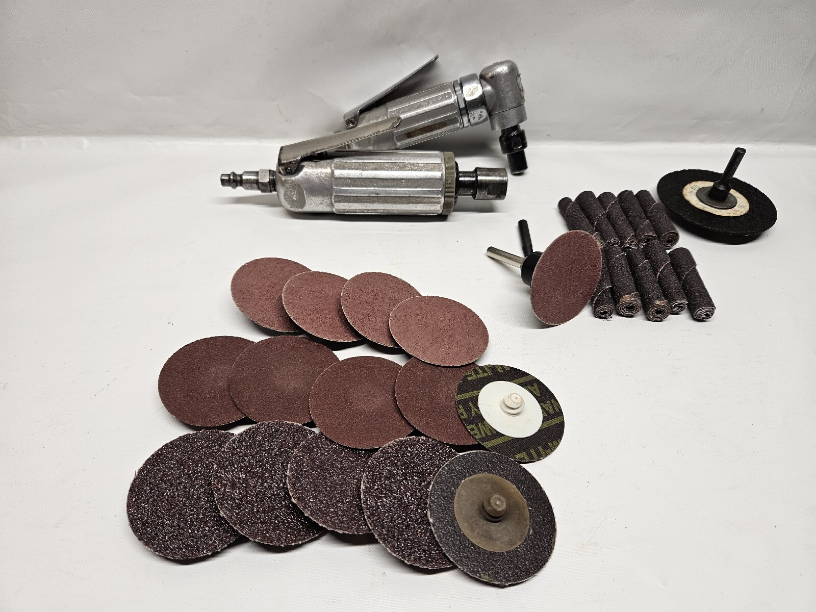 Dotco Die Grinders Lot Of 2 Dotco. 12,000 and 25,000 RPM, Collets 1/4.
