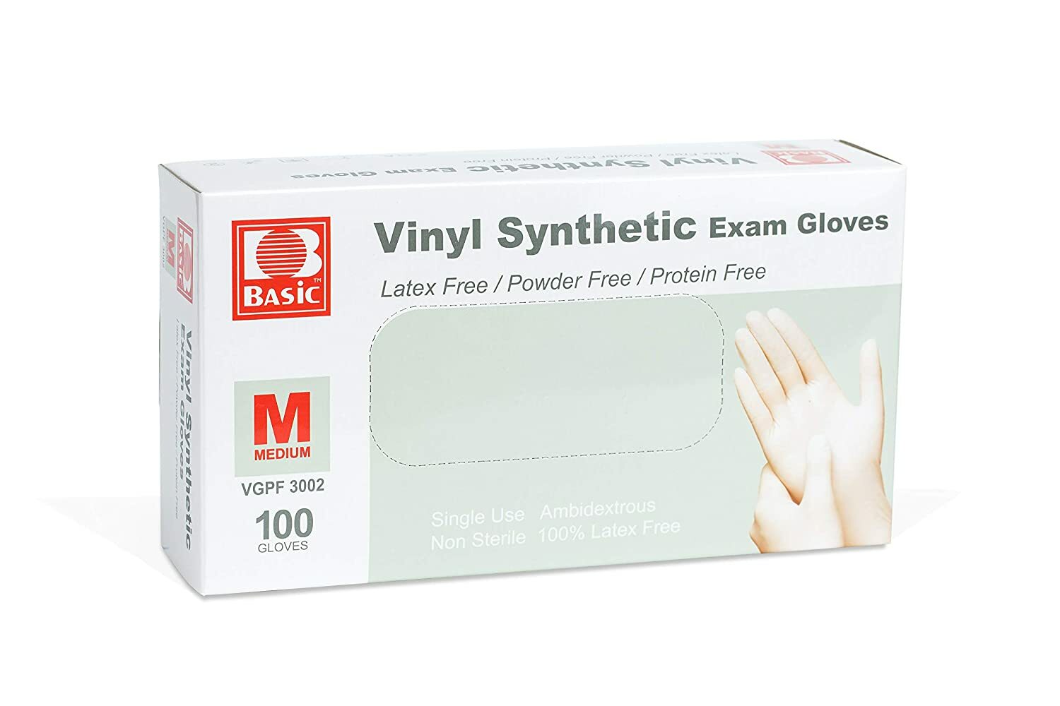 Basic Vinyl Gloves,Size S M L XL ,QTY 10-2000PCS**Buy One, Get One at 50% Off!