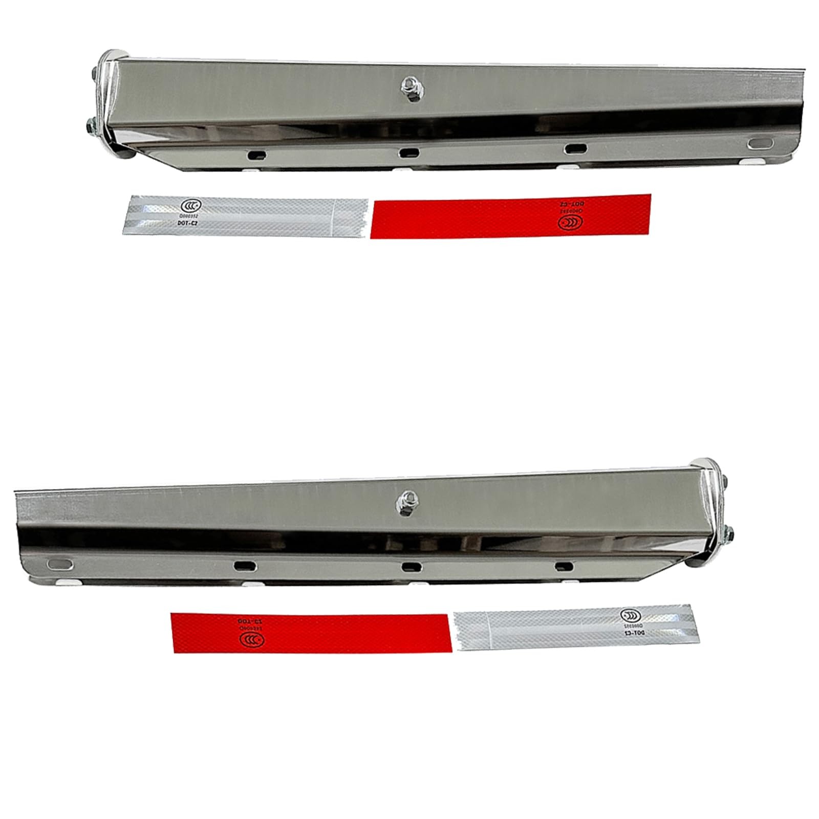 Bst Bssp Straight Spring Loaded Mud Flap Hanger For Semi Trucks Bolt Spacing