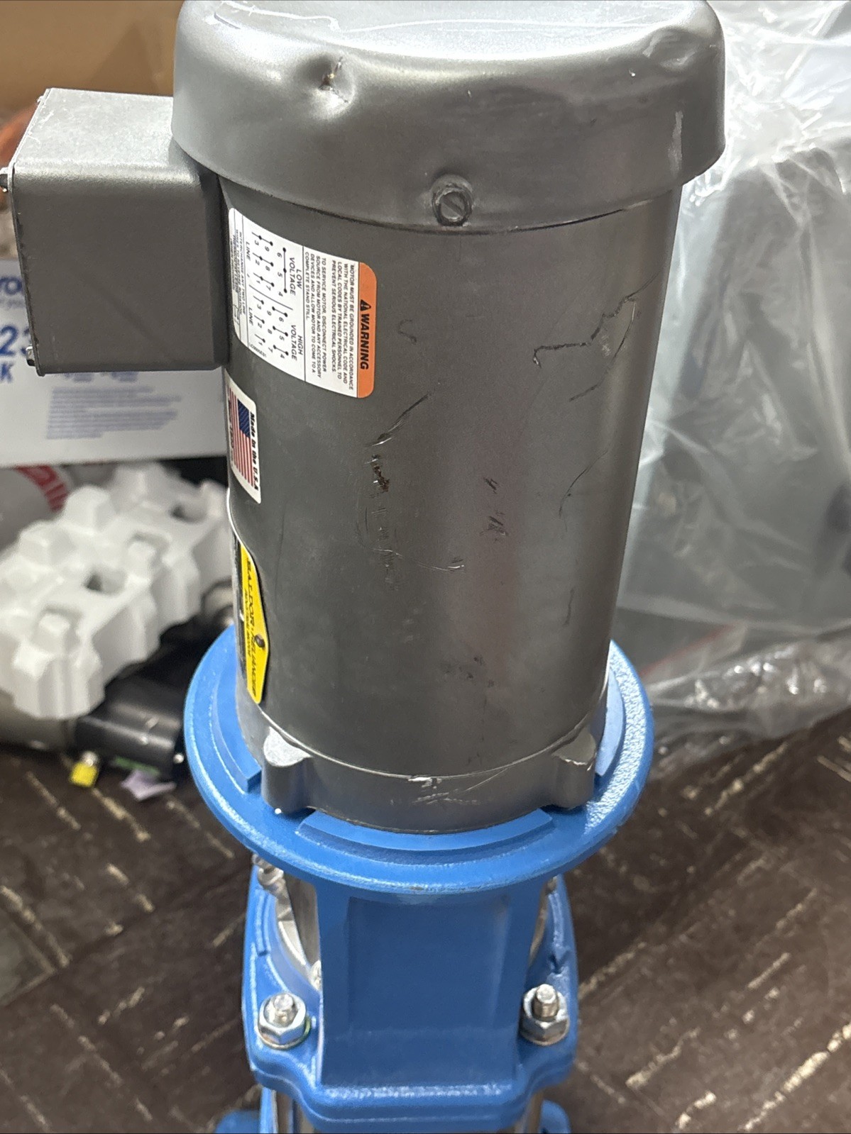 Goulds e-SV Stainless Steel Pump 3SV8GD4F10 1.5HP 3500RPM 360PSI Max Used